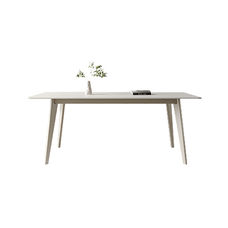 Contemporain 1/2/5/7 Pièces Ensemble de restauration Rectangle Table à manger en pierre pour cuisine