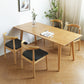 Modern Pine Wood Dining Set 1/2/3/5/7 stukken Natural Finish Dinette Set