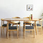 Modern Pine Wood Dining Set 1/2/3/5/7 stukken Natural Finish Dinette Set