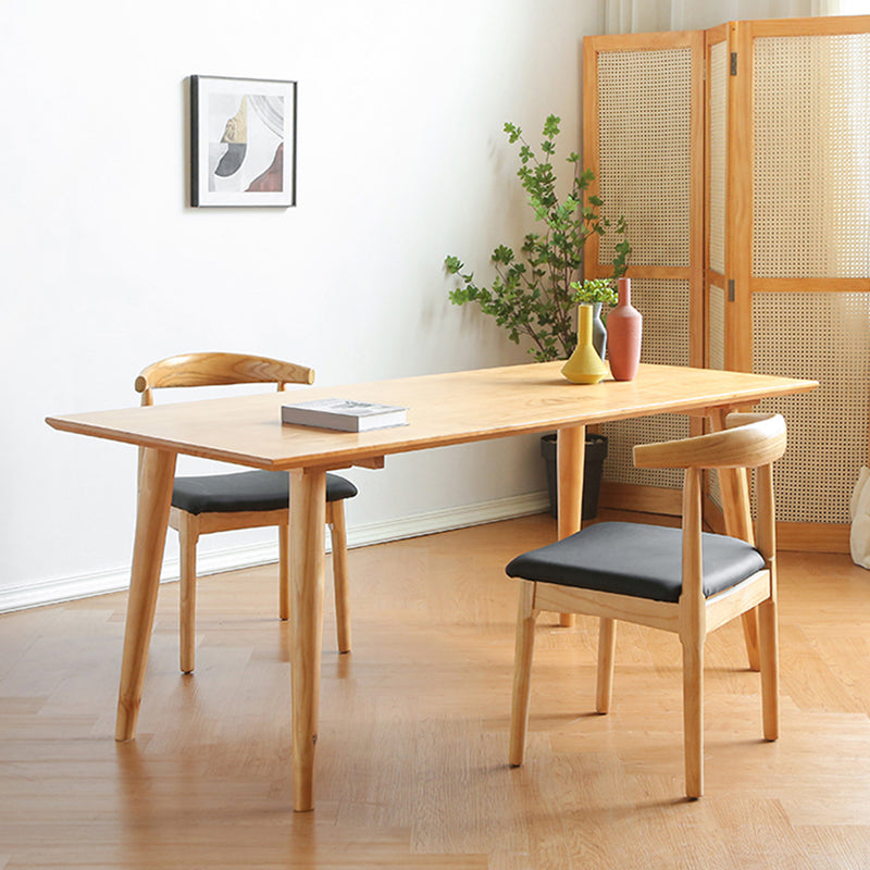 Modern Pine Wood Dining Set 1/2/3/5/7 stukken Natural Finish Dinette Set