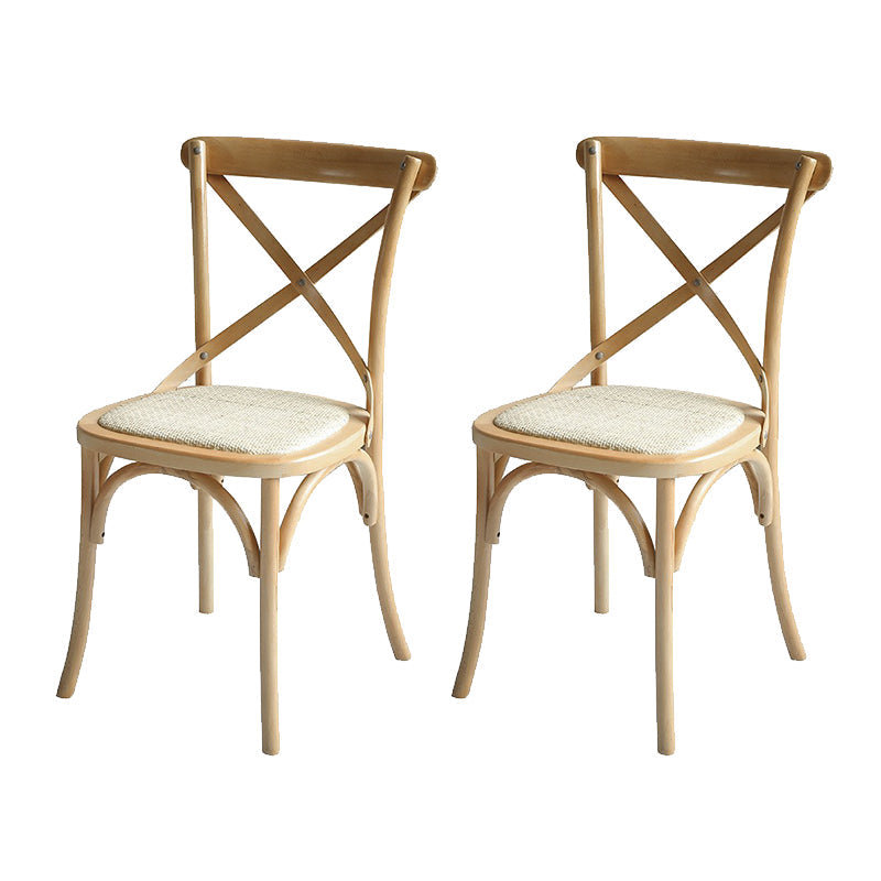 Modern Pine Wood Dining Set 1/2/3/5/7 stukken Natural Finish Dinette Set