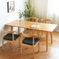Modern Pine Wood Dining Set 1/2/3/5/7 stukken Natural Finish Dinette Set