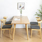 Modern Pine Wood Dining Set 1/2/3/5/7 stukken Natural Finish Dinette Set