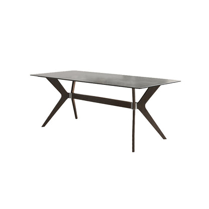 Nordic 1/4/5/7 Pieces Furniture Rectangle Stone Dining Table Set for Kitchen Clearhalo 'Dining Room Sets' 'Dining Tables & Seating' 'dining_room_set' 'furn' 'furn_dining_room_set' 'Furniture' 'Kitchen & Dining Furniture' 6543119