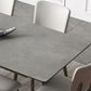Nordic 1/4/5/7 Pieces Furniture Rectangle Stone Dining Table Set for Kitchen Clearhalo 'Dining Room Sets' 'Dining Tables & Seating' 'dining_room_set' 'furn' 'furn_dining_room_set' 'Furniture' 'Kitchen & Dining Furniture' 6543123