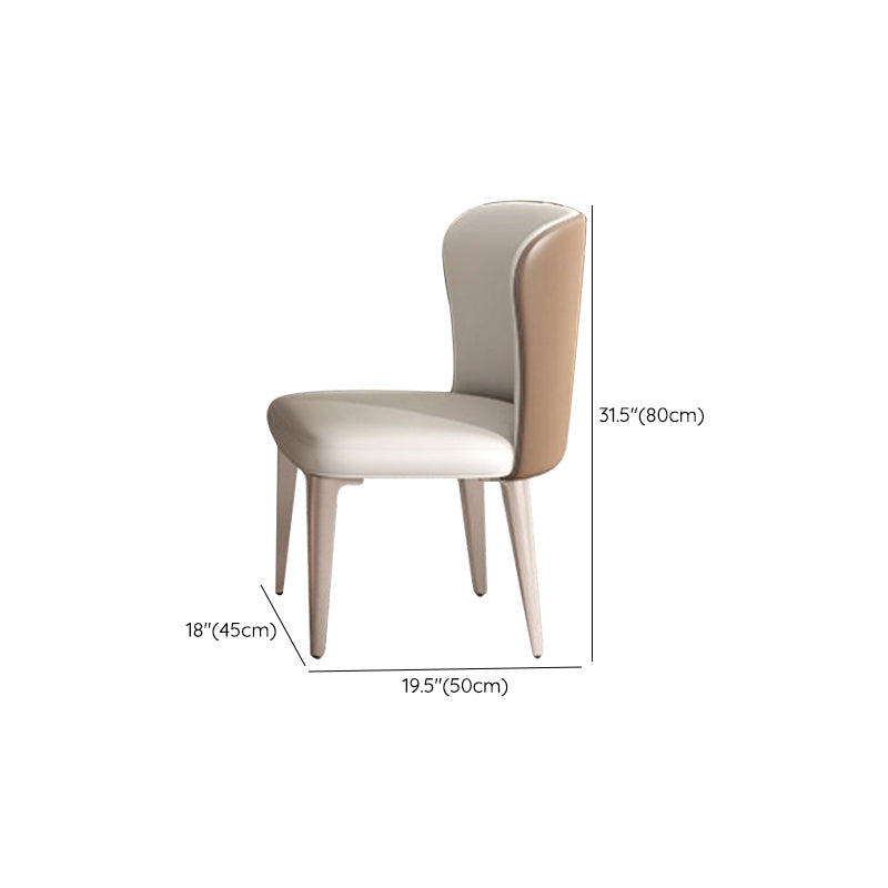 Minimaliste 1/4/5/7 Pièces meubles Rectangle Table à manger Rectangle Ensemble en blanc