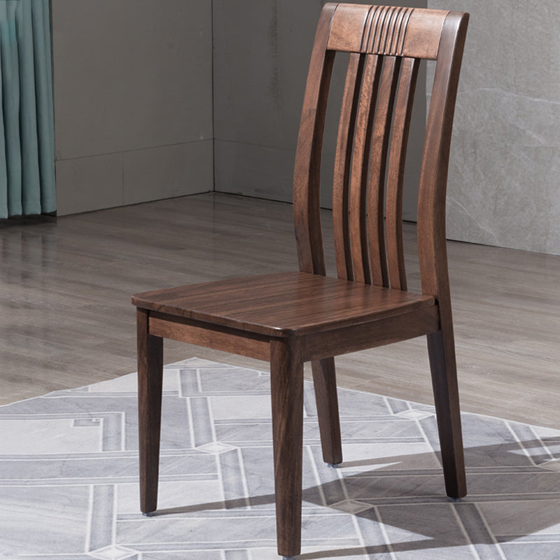 伝統的な1/2/7ピース家具茶色にセットされた堅実な木材長方形のダイニングテーブル