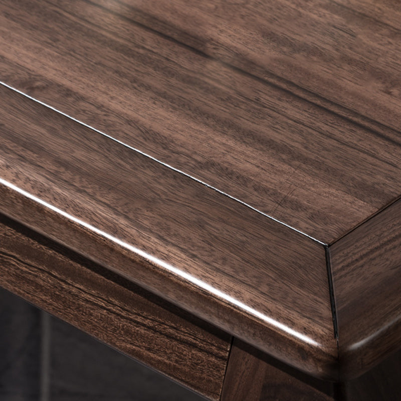 伝統的な1/2/7ピース家具茶色にセットされた堅実な木材長方形のダイニングテーブル