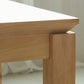 Set da pranzo in legno in solido moderno 1/2/5/7 pezzi Finitura naturale Dinette con sedie in legno