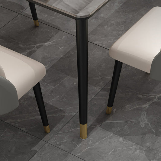 Minimalist 1/2/5/7 Pieces Furniture Stone Rectangle Dining Table Set for Home Clearhalo 'Dining Room Sets' 'Dining Tables & Seating' 'dining_room_set' 'furn' 'furn_dining_room_set' 'Furniture' 'Kitchen & Dining Furniture' 6543367