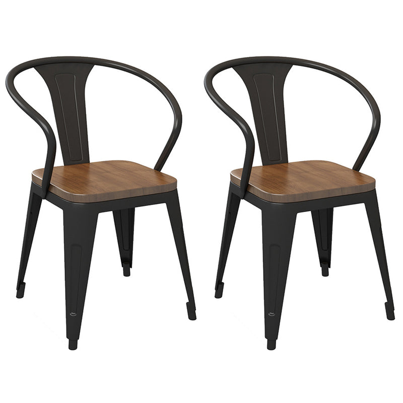 Industrial 1/2/5/7 Pieces Furniture Solid Wood Rectangle Dining Table Set in Brown 2 Light Brown Chairs Clearhalo 'Dining Room Sets' 'Dining Tables & Seating' 'dining_room_set' 'furn' 'furn_dining_room_set' 'Furniture' 'Kitchen & Dining Furniture' 6543408