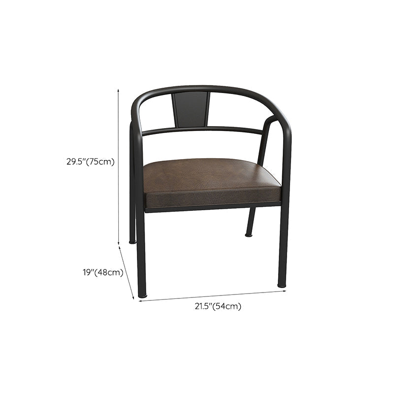 Industrial 1/2/5/7 Pieces Furniture Solid Wood Rectangle Dining Table Set in Brown Clearhalo 'Dining Room Sets' 'Dining Tables & Seating' 'dining_room_set' 'furn' 'furn_dining_room_set' 'Furniture' 'Kitchen & Dining Furniture' 6543421