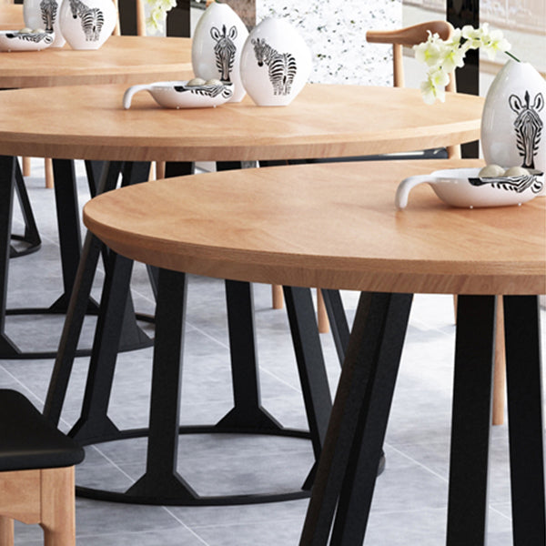 Juego de comedor de madera sólida para la cocina 1/3/5 piezas de comedor moderno