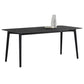Black Modern Stone Top Dining Table Set 1/4/5/7 Pieces Dining Set with Wooden Chairs Black 63"L x 31.5"W Clearhalo 'Dining Room Sets' 'Dining Tables & Seating' 'dining_room_set' 'furn' 'furn_dining_room_set' 'Furniture' 'Kitchen & Dining Furniture' 6543452