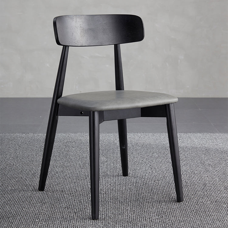 Black Modern Stone Top Dining Table Set 1/4/5/7 Pieces Dining Set with Wooden Chairs Clearhalo 'Dining Room Sets' 'Dining Tables & Seating' 'dining_room_set' 'furn' 'furn_dining_room_set' 'Furniture' 'Kitchen & Dining Furniture' 6543457