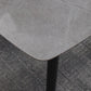 Minimalista 1/2/4/7 pezzi mobili tavolo da pranzo rettangolo di pietra impostata in grigio