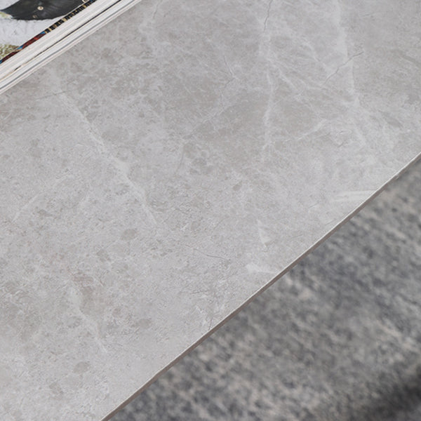 Minimalista 1/2/4/7 pezzi mobili tavolo da pranzo rettangolo di pietra impostata in grigio