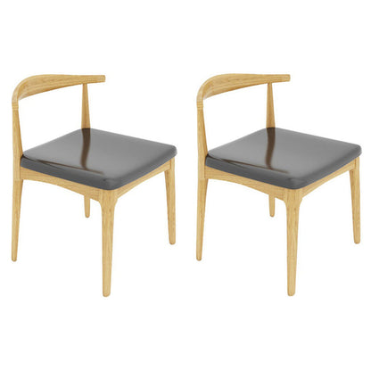 Contemporáneo 1/2/5 Piezas Muebles Rectángulo Comedor de madera maciza Juego en natural