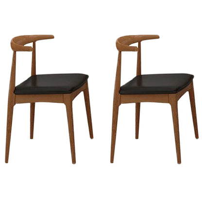 Industrial 1/2/5 Pieces Furniture Solid Wood Rectangle Dining Set in Brown