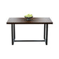 Industrial 1/2/5 Pieces Furniture Rectangle Solid Wood Dining Set in Brown