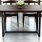 Industrial 1/2/5 Pieces Furniture Rectangle Solid Wood Dining Set in Brown