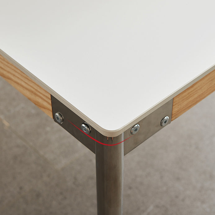 Sintered Stone Dining Table Set 1/4/5 Pcs Rectangle Dining Table with Armless Chairs Clearhalo 'Dining Room Sets' 'Dining Tables & Seating' 'dining_room_set' 'furn' 'furn_dining_room_set' 'Furniture' 'Kitchen & Dining Furniture' 6543692