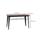 Ensemble de table de style industriel 1/2/5/7 Pièces Ensemble de restauration pour usage domestique