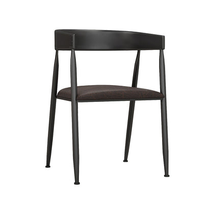 Industrial Dining Set 1/5 Pcs Solid Wood Dining Table and Metal Frame Chairs