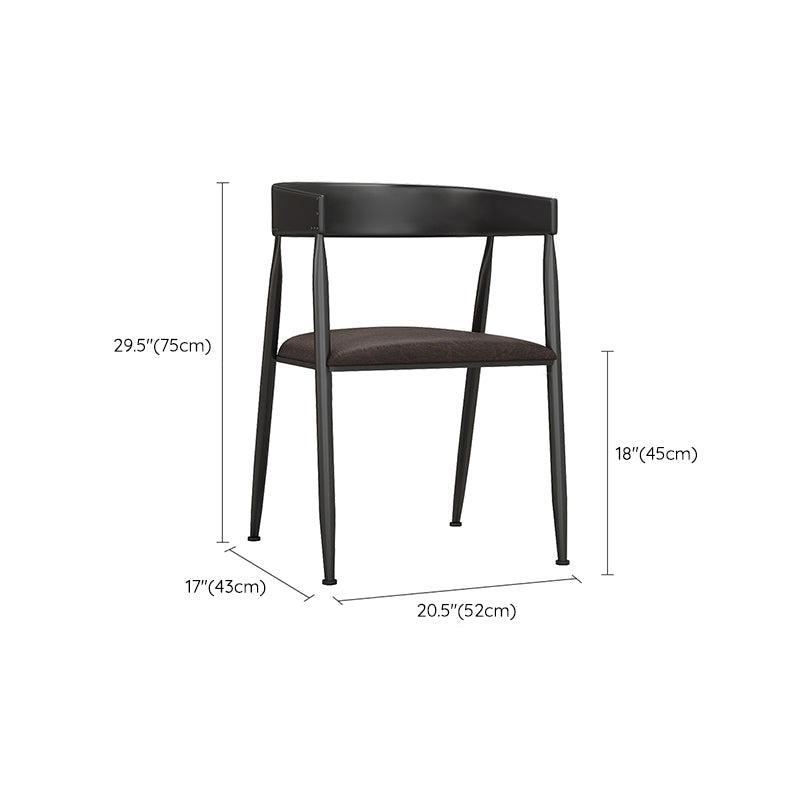 Industrial Dining Set 1/5 Pcs Solid Wood Dining Table and Metal Frame Chairs