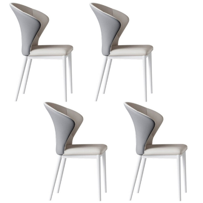 Ensemble de restauration rectangulaire 1/4/5/7 PCS Table de haut en pierre moderne avec chaises d'aile