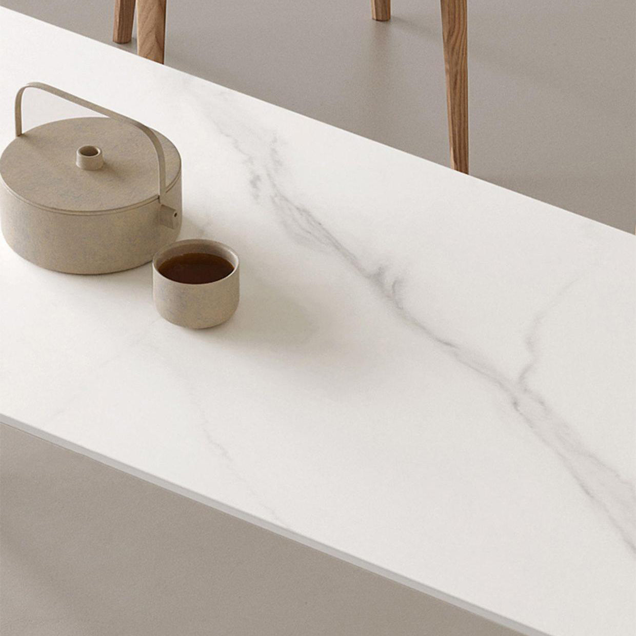 Ensemble de table de rectangle de style moderne 1/3/4