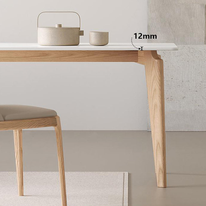 Ensemble de table de rectangle de style moderne 1/3/4