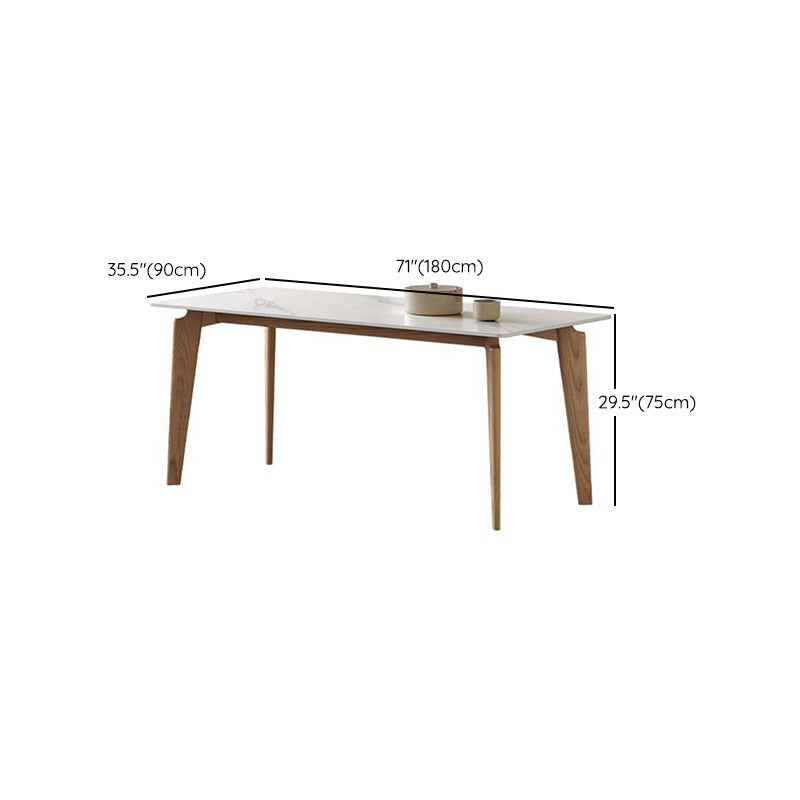 Ensemble de table de rectangle de style moderne 1/3/4