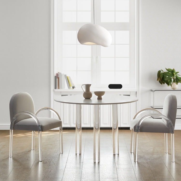 Juego de comedor moderno 1/2/3/4 PCS Mesa y sillas de comedor acrílico