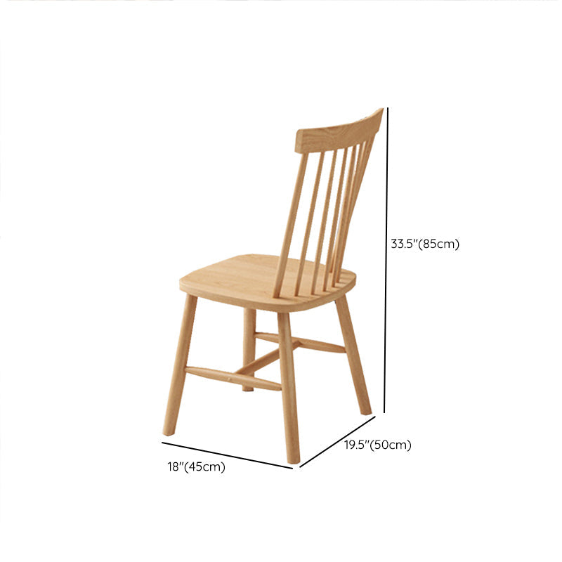 Contemporary 1/2/5/7 Pieces Furniture Rectangle Solid Wood Dining Table Set in Natural Clearhalo 'Dining Room Sets' 'Dining Tables & Seating' 'dining_room_set' 'furn' 'furn_dining_room_set' 'Furniture' 'Kitchen & Dining Furniture' 6543923