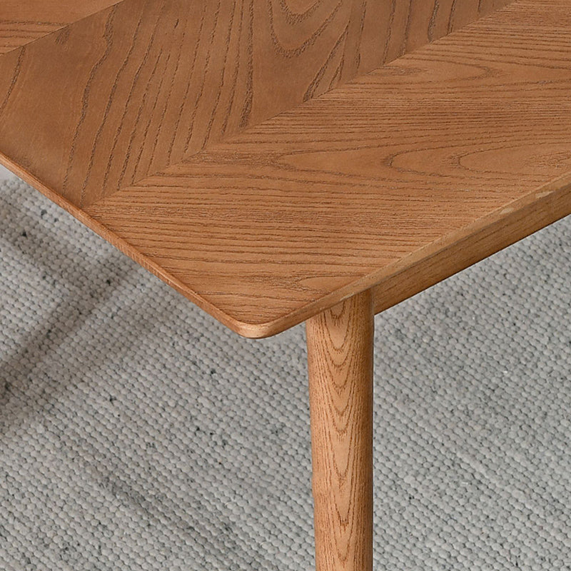 Moderne eetgelegenheid 1/4 PCS Massief houten eettafel en stoelen met bank