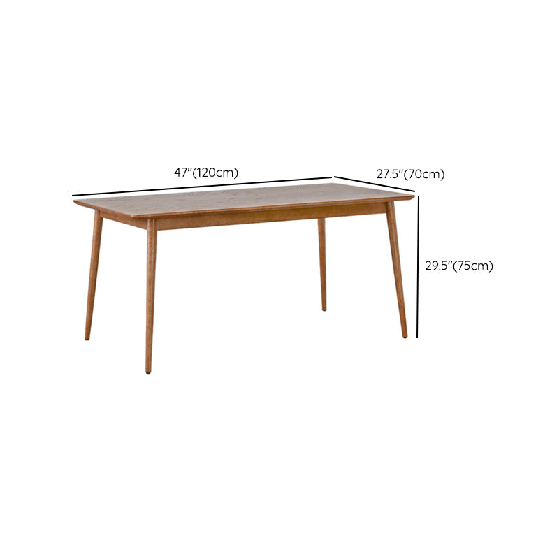 Moderne eetgelegenheid 1/4 PCS Massief houten eettafel en stoelen met bank