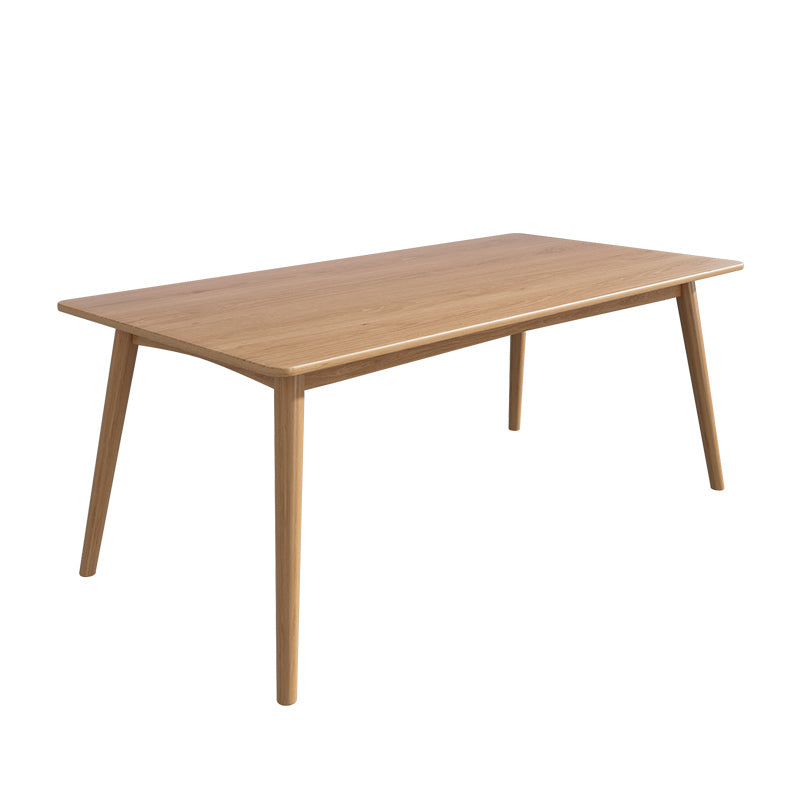 Set da pranzo in legno massiccio 1/5 pezzi tavolo da pranzo rettangolare con sedie posteriori a stecca