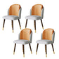 Modern 1/4/5/7 Pieces Dining Furniture Stone Rectangle Dining Chairs Set in Gray 4 Grey Chairs Clearhalo 'Dining Room Sets' 'Dining Tables & Seating' 'dining_room_set' 'furn' 'furn_dining_room_set' 'Furniture' 'Kitchen & Dining Furniture' 6543973