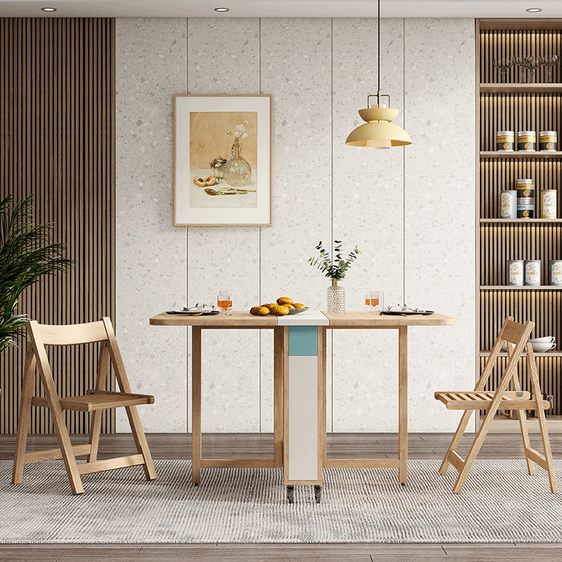 Moderne eetgelegenheid 1/3 pc's houten vouwtafel en stoelen