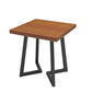 Juego de comedor industrial 1/3/5 PCS Mesa de comedor de madera maciza con sillas tapizadas