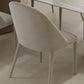 Ensemble de restauration moderne 1/5 pcs table à manger en marbre avec chaises rembourrées