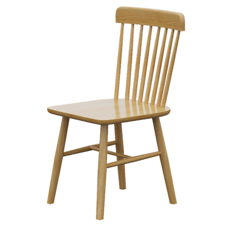 Ensemble de restauration en bois massif 1/4/5 PCS Table à manger rectangle avec chaises à dos de lattes