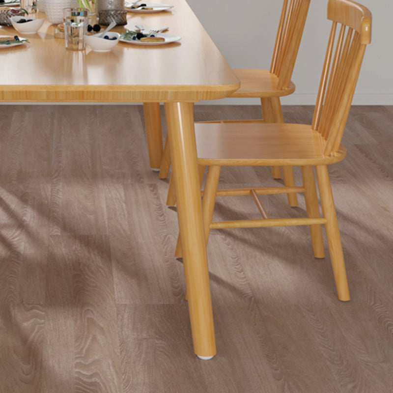 Ensemble de restauration en bois massif 1/4/5 PCS Table à manger rectangle avec chaises à dos de lattes