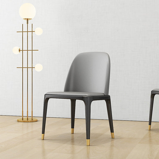 Industrial Dining Accent Chair Upholstered Indoor Chair in Gray Clearhalo 'Dining Chairs' 'Dining Tables & Seating' 'dining_chair' 'furn' 'furn_dining_chair' 'Furniture' 'Kitchen & Dining Furniture' 6544249