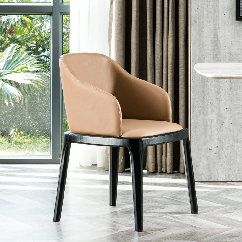 Cucina sedie da pranzo imbottite in casa sedia in fico in pelle parsons