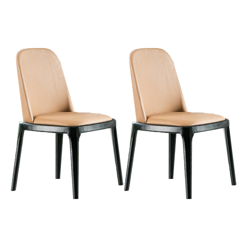 Cucina sedie da pranzo imbottite in casa sedia in fico in pelle parsons