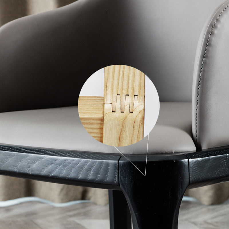 Cucina sedie da pranzo imbottite in casa sedia in fico in pelle parsons