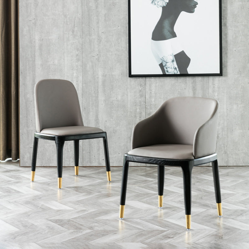 Cucina sedie da pranzo imbottite in casa sedia in fico in pelle parsons