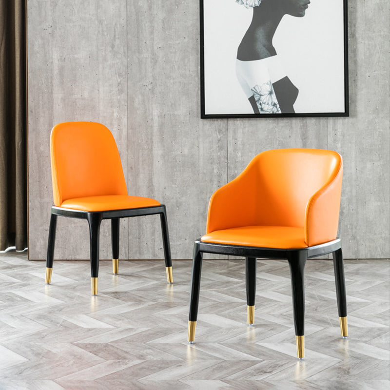 Cucina sedie da pranzo imbottite in casa sedia in fico in pelle parsons